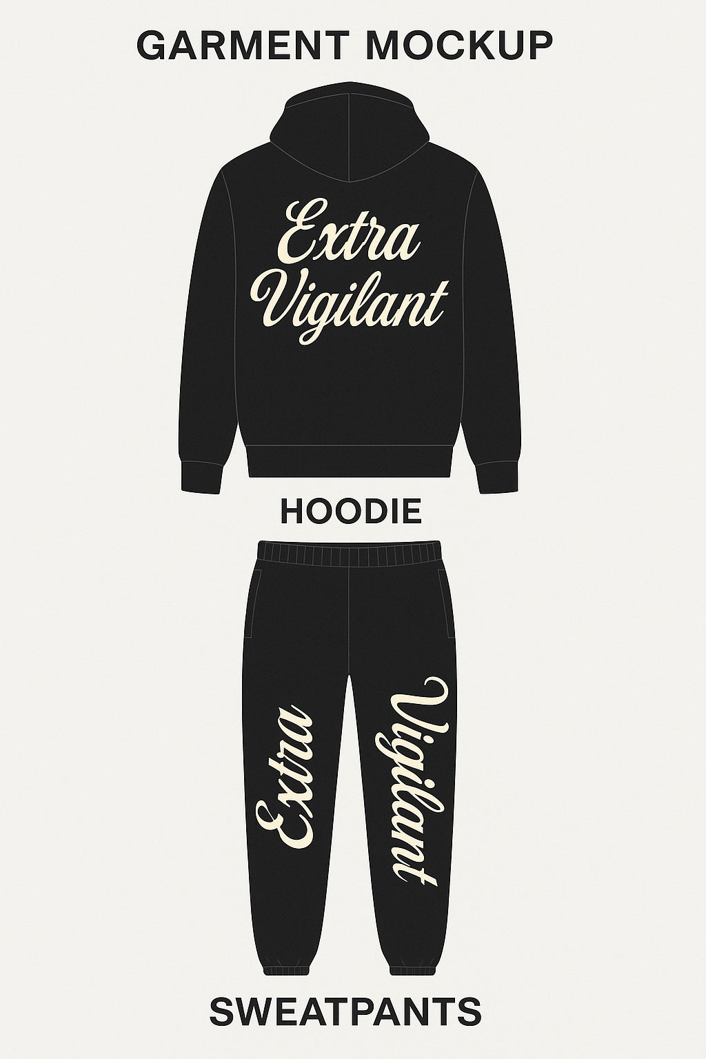 Black Vintage Wash EV Hoodie